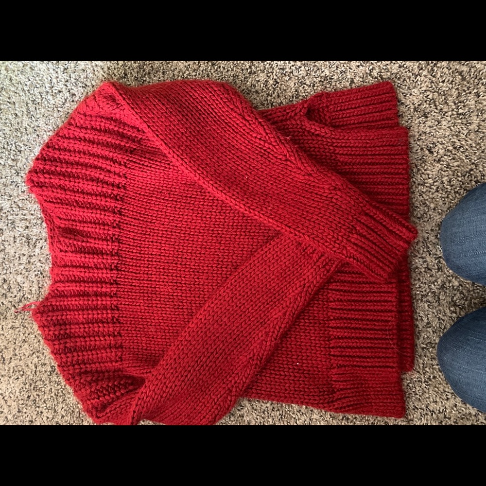 Red sweater